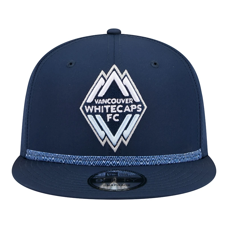 Men's New Era Navy Vancouver Whitecaps FC 2026 Jersey Hook 9FIFTY Snapback Hat