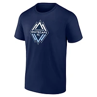 Men's Ryan Gauld Deep Sea Blue Vancouver Whitecaps FC Authentic Stack Name & Number T-Shirt