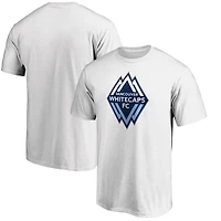 Men's  White Vancouver Whitecaps FC Official Logo T-Shirt