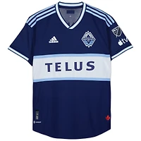 Maillot bleu marine dédicacé #7 des Vancouver Whitecaps FC de Richie Laryea pour la saison 2023 de la MLS