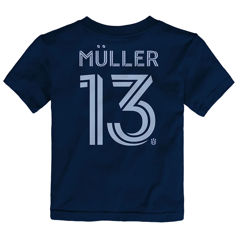 Toddler Outerstuff Thomas Muller Navy Vancouver Whitecaps FC Name & Number T-Shirt
