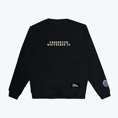 Sweat-shirt unisexe Peace Collective noir Vancouver Whitecaps FC Spirit