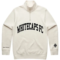 Unisex Peace Collective Cream Vancouver Whitecaps FC Collegiate Quarter-Zip Sweatshirt