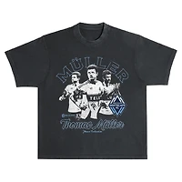 Unisex Peace Collective Thomas Müller Black Vancouver Whitecaps FC Vintage-Dyed Heavyweight T-Shirt