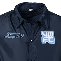 Unisex Sport Design Sweden Deep Sea Blue Vancouver Whitecaps FC Coach Full-Snap Jacket