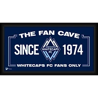 Collage encadré 10" x 20" des Vancouver Whitecaps FC, idéal pour décorer votre espace de supporters.