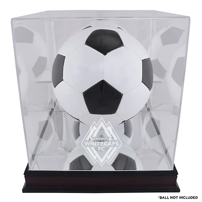Vancouver Whitecaps FC Mahogany Team Logo Ballon de football Vitrine