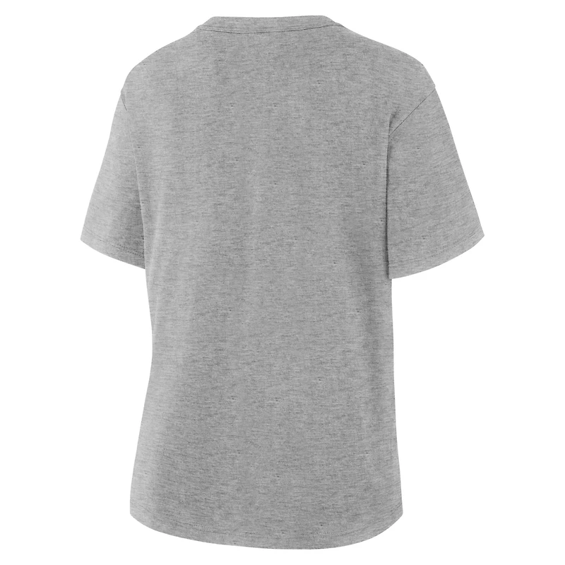 Women's Fanatics Heather Gray Vancouver Whitecaps FC 2025 MLS Western Conference Champions Locker Room T-Shirt