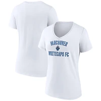 Women's Deep Sea Blue Vancouver Whitecaps FC Victory Arch V-Neck T-Shirt
