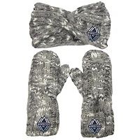 Women's ZooZatz Vancouver Whitecaps FC Marled - Headband & Mittens Set