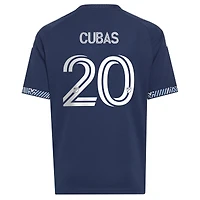 Youth adidas Andrés Cubas Blue Vancouver Whitecaps FC  The Coastal Jersey Replica