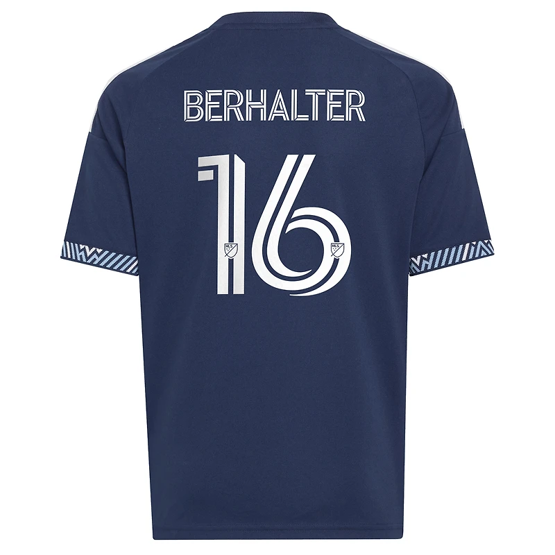 Maillot réplique adidas Sebastian Berhalter bleu Vancouver Whitecaps FC The Coastal pour enfant