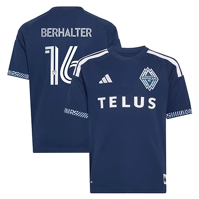 Maillot réplique adidas Sebastian Berhalter bleu Vancouver Whitecaps FC The Coastal pour enfant