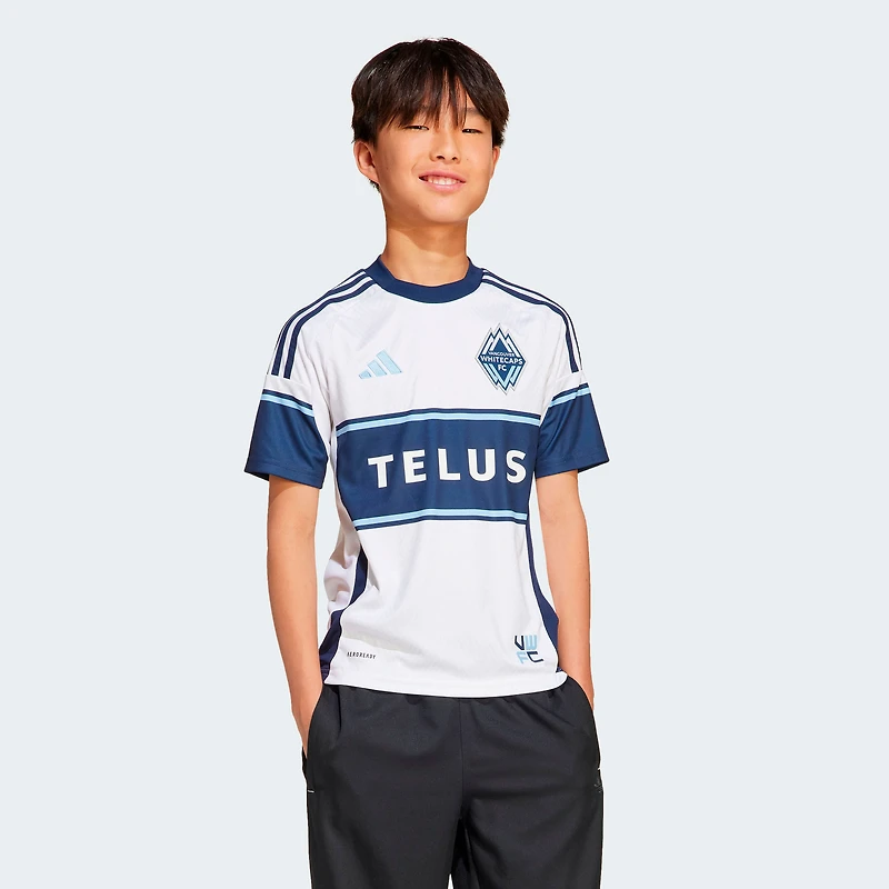 Youth adidas  White Vancouver Whitecaps FC 2025 The Peak Replica Jersey