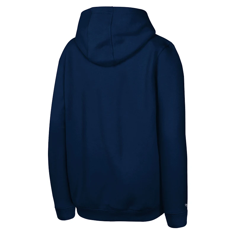 Sweat à capuche bleu marine Mitchell & Ness pour jeunes, motif mascotte des Vancouver Whitecaps FC
