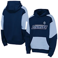 Sweat à capuche polaire Break Free pour jeunes, bleu marine/bleu clair, Vancouver Whitecaps FC, Outerstuff.