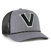 Men's '47  Gray Vanderbilt Commodores Carbon Rope Adjustable Hat