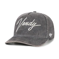 Chapeau ajustable en velours côtelé gris '47 Vanderbilt Commodores Vault Reclaim Snow Wash