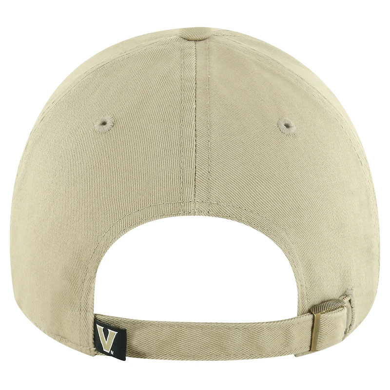 Men's '47 Khaki Vanderbilt Commodores Clean Up Adjustable Hat