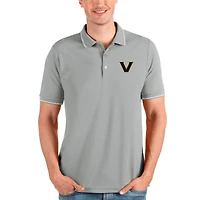 Polo gris Antigua pour homme des Vanderbilt Commodores Affluent