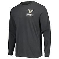 Men's Black Vanderbilt Commodores Circle Campus Scene Long Sleeve T-Shirt