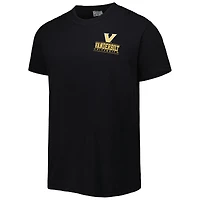Men's Black Vanderbilt Commodores Logo Campus Icon T-Shirt