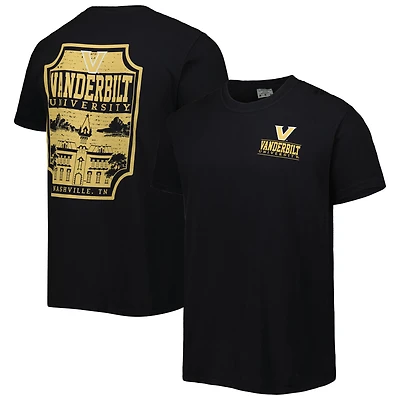 Men's Black Vanderbilt Commodores Logo Campus Icon T-Shirt