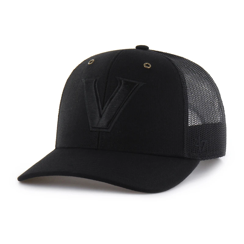 Casquette trucker Carhartt x '47 Black Vanderbilt Commodores pour homme, ajustable