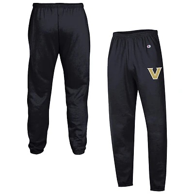 Pantalon de survêtement Champion noir Vanderbilt Commodores Powerblend à bande polaire pour homme