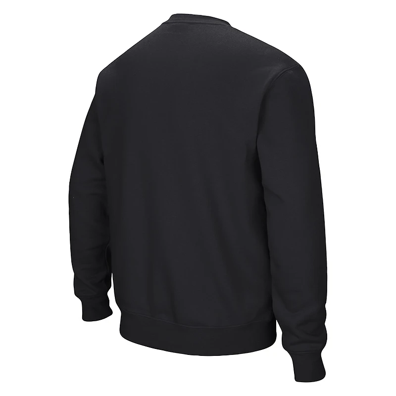Men's Colosseum Black Vanderbilt Commodores Arch & Logo Pullover Sweatshirt