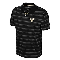 Polo noir Colosseum pour homme Vanderbilt Commodores Milk Steak