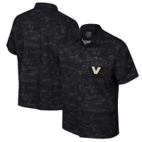 Chemise boutonnée Ozark Colosseum noire Vanderbilt Commodores pour hommes