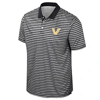 Polo rayé noir Colosseum Vanderbilt Commodores pour homme