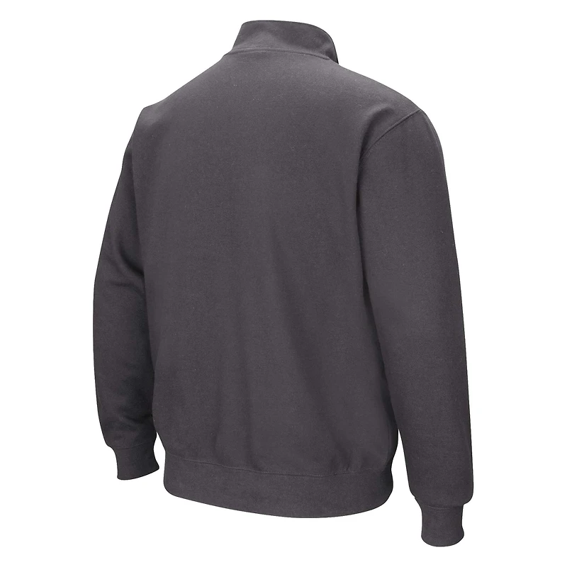 Veste à quart de zip Colosseum Charcoal Vanderbilt Commodores Tortugas pour hommes