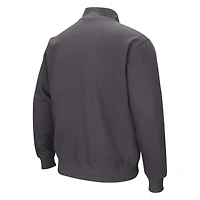 Veste à quart de zip Colosseum Charcoal Vanderbilt Commodores Tortugas pour hommes