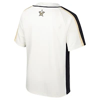 Maillot de baseball boutonné Colosseum crème Vanderbilt Commodores Ruth pour hommes