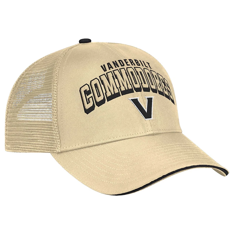 Men's Colosseum Gold Vanderbilt Commodores Wyatt Adjustable Hat