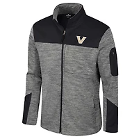 Men's Colosseum  Gray/Black Vanderbilt Commodores Guard Full-Zip Jacket