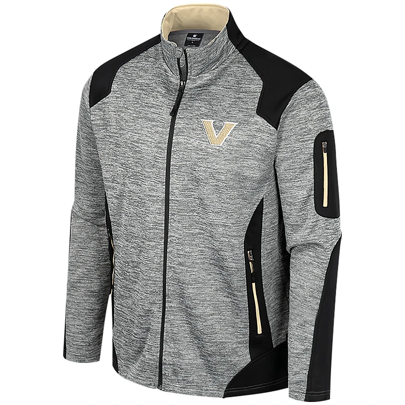 Veste entièrement zippée Colosseum Grey Vanderbilt Commodores Silberman pour hommes