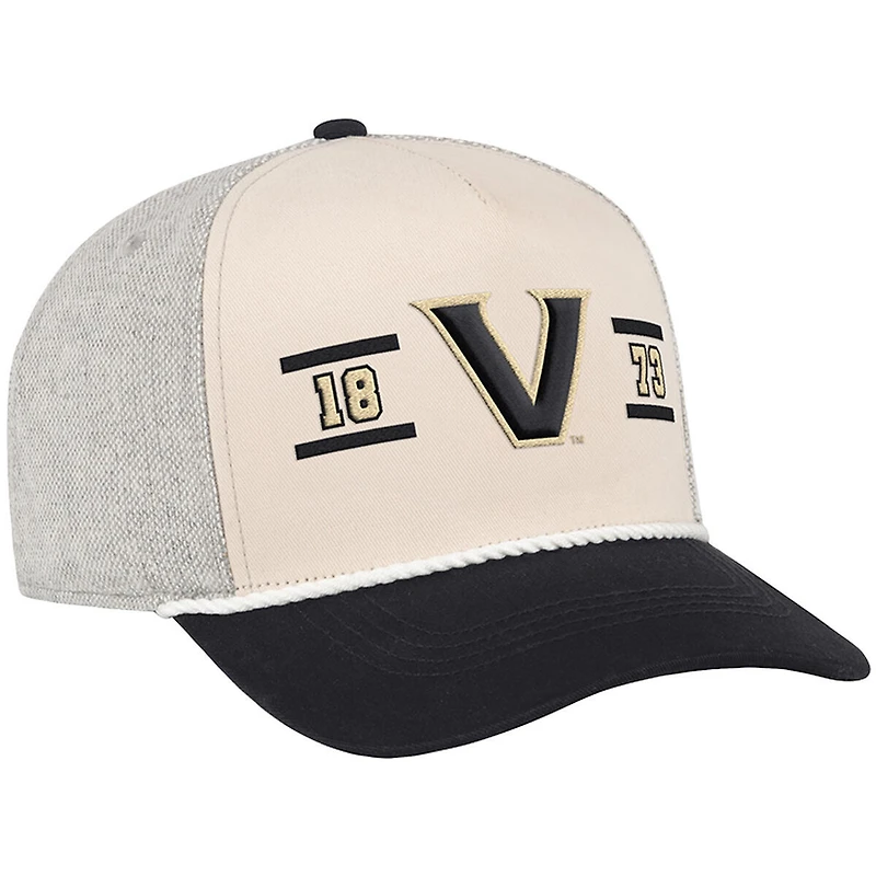 Casquette ajustable Frank Podium pour homme Colosseum Natural Vanderbilt Commodores