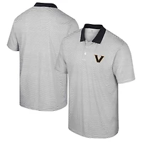 Polo à rayures Colosseum White Vanderbilt Commodores pour homme