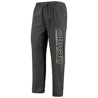 Men's Concepts Sport Heathered Charcoal/Black Vanderbilt Commodores Meter T-Shirt & Pants Sleep Set