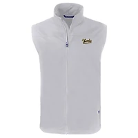 Men's Cutter & Buck  Gray Vanderbilt Commodores Vault Charter Eco Recycled Full-Zip Vest