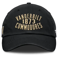 Men's Fanatics Black Vanderbilt Commodores Archer Adjustable Hat