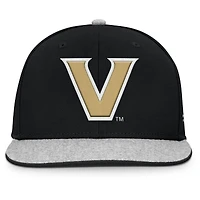 Men's Fanatics Black Vanderbilt Commodores Loden Snapback Hat