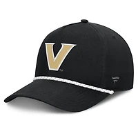 Casquette ajustable Fanatics Black Vanderbilt Commodores Undertone à corde pour homme