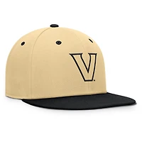 Men's Fanatics Khaki/Black Vanderbilt Commodores Balance Fitted Hat