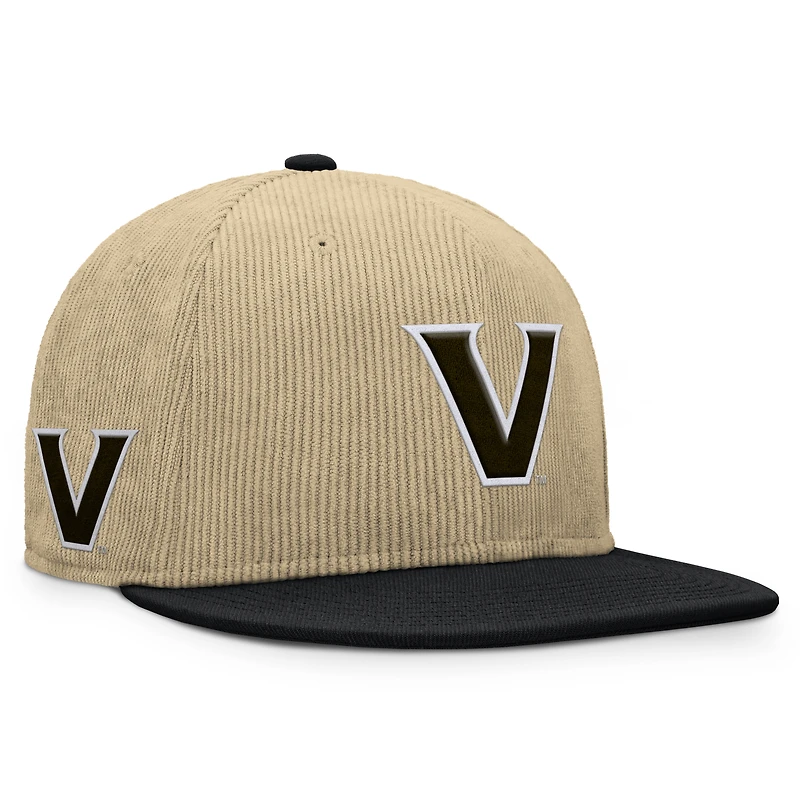 Casquette Snapback Vanderbilt Commodores Fanatics pour homme, couleur tan