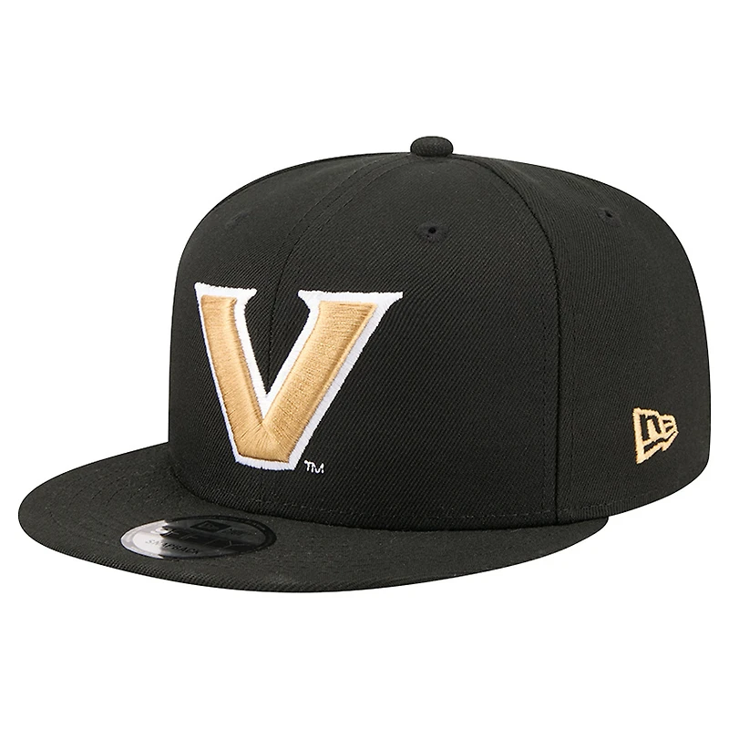 Casquette snapback New Era noire pour homme Vanderbilt Commodores Team 9FIFTY