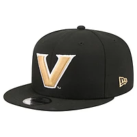 Casquette snapback New Era noire pour homme Vanderbilt Commodores Team 9FIFTY